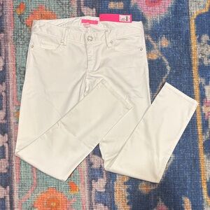 Lilly Pulitzer resort white skinny jeans